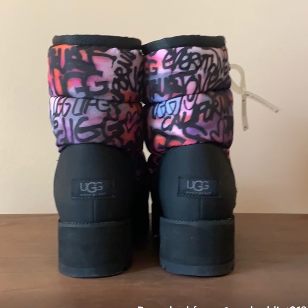 UGG Multicolor Graffiti Winter Boots